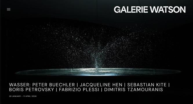 WASSER-Galerie Watson - NEWS | CHRONIC